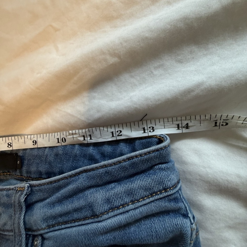 Hudson Holly Flare Jeans 27 Light Wash High Rise 32" Inseam - Picture 10 of 11